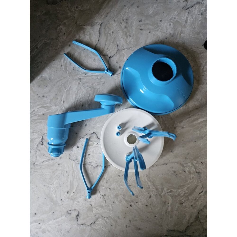 Tupperware Power Chef Whip Accessory Blue New in Box - Picture 5 of 6